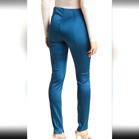 Theory Stretch Satin High Waist Leggings - Picture 2 of 3